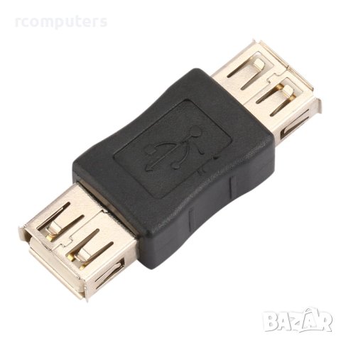 Преходник USB F-USB F, снимка 1 - Друга електроника - 40388780
