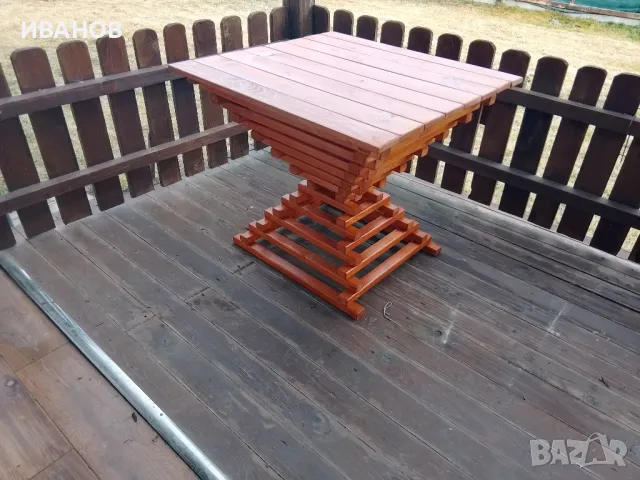  Маса от естествен материал, снимка 2 - Маси - 48914777