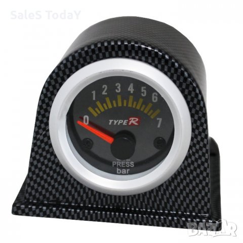 Уред за измерване налягането на маслото на двигателя-Oil press bar,от 0 до 7 bar, снимка 1 - Аксесоари и консумативи - 32121456