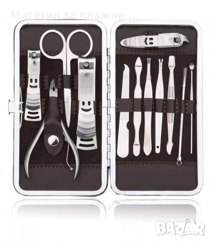 НЕСЕСЕР С ИНСТРУМЕНТИ ЗА НОКТИ 12 В 1 - код 339, снимка 4 - Други - 34290199