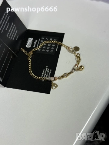 Златна гривна 14К - 5,33 грама, снимка 4 - Гривни - 54291046