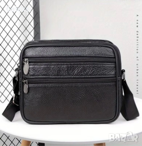 Модерни малки кожени чантички с две лица /Ежедневни с черна естест. кожа!, снимка 2 - Чанти - 50817240