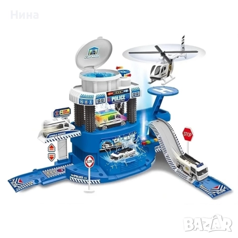 Автомивка с вода и кола сменяща цвета си - POLICE 🚔, снимка 4 - Коли, камиони, мотори, писти - 52620534