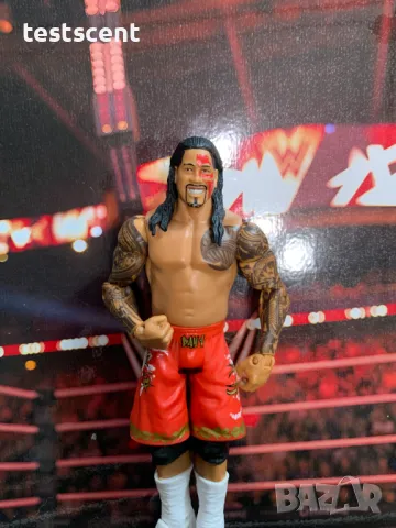 Екшън фигура WWE Jey Uso Джей Усо The Bloodline Battle Pack Mattel figure играчка, снимка 8 - Колекции - 49512732