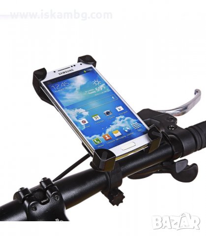 360°ЗАВЪРТАЩА СЕ СТОЙКА ЗА ТЕЛЕФОН ЗА КОЛЕЛО ИЛИ МОТОР - код 2612