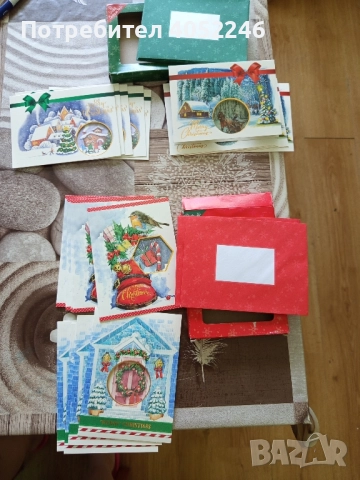 Коледни картички - 10 броя