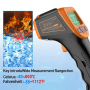 Безконтактен инфрачервен термометър -50°C до 600°C, снимка 4