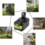 Батерия за Ryobi 18-Volt ONE+ 5 000mAh Li ion, снимка 5