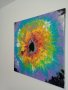 Димитър Краевски -авторска абстрактна картина акрил върху платно , снимка 2