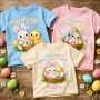 Великденски детски тениски с име | Персонализиран подарък 2026, снимка 6
