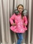 Зимно яке с естествен пух Barbie Размери -104,110,116,122,128 Цена -95 лв