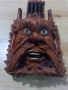 Антична азиатска маска дърворезба, снимка 2