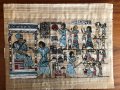 Намалена! Картина върху папирус, от Египет, снимка 1 - Картини - 38114654