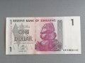 Банкнота - Зимбабве - 1 долар UNC | 2007г., снимка 1 - Нумизматика и бонистика - 42765330
