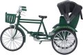 Метални колела триколка - рикша в ретро стил, снимка 3