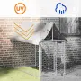 vidaXL Дворна клетка за кучета с покрив, 200x100x150 см, снимка 9