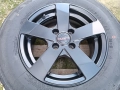 Лети джанти 14ки 4х100 Dezent + зимни гуми 185/70/14 Kumho, снимка 4