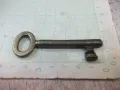 Ключ стар бронзов за брава - 1, снимка 3