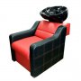 Измивна колона тип кресло M810 - черна/черно-червена/черно-бежова, снимка 3