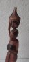 висока 35 см дървена фигура, жена, дърворезба, дърво, пластика, снимка 5