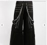 уникален сайбър пънк готик панталон Tripp NYCMonster Stud Pants, снимка 1
