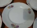Стар български порцелан чинии плитки за основно , снимка 5