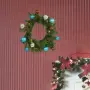 Нов Коледен Венец с LED Светлини 45см Таймер Изкуствен Бор Празнична Украса, снимка 6