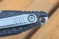 Microtech Socom Bravo Mini SE TitaniumCF bead blast std, снимка 5