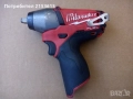 Milwaukee M12 12V 3/8 Ударен Гайковерт Безчетков Оригинален 2454-20, снимка 1