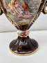 Уникална порцеланова белгийска ваза, H. Bequet Quaregnon. №2268, снимка 4