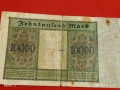 Райх банкнота 10 000 марки 1922г. Германия уникат за КОЛЕКЦИОНЕРИ 53247, снимка 10