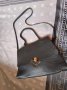 Черна кожена дамска чанта, снимка 2