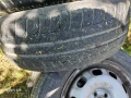 Джанти с гуми 15 цола ,5x100 между болтово разстояние, снимка 3