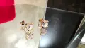 CARTIER C de Cartier Rose Gold Stud Diamond Дамски Обеци, снимка 6