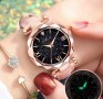 Нов дамски часовник с нежно розова кожена каишка, снимка 1 - Дамски - 42178388