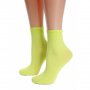 Philippe Matignon светлозелени,оранжеви къси плътни чорапи Филип Матинон цветни чорапи над глезени  