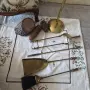 Месингови аксесоари за камина, снимка 2