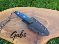 Нож с фиксирано острие FOX Knives FX529,фултанг с тактическа кания, снимка 10