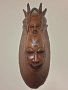 Дървена маска ръчна изработка, снимка 3