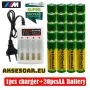 Ново висококачествено зарядно устройство + 4 бр. акумулаторни батерии AA 4100mah 1.5V комплект акуму, снимка 18