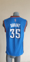 Adidas NBA Oklahoma City #35 Kevin Durant Mens Size S ОРИГИНАЛ! МЪЖКИ ПОТНИК!, снимка 5