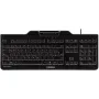 CHERRY KC 1000 SC USB клавиатура Немска, QWERTZ Черен Чип четец на карти, снимка 4