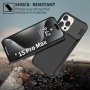 Нов калъф за телефон iPhone 15 Pro Max Капак с Плъзгаща Защита на Камерата Черен Айфон кейс, снимка 4