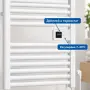 Електрически радиатор за баня 500W с термостат, дисплей, таймер и 16 нагревателни тръби, IP24, снимка 2