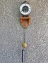 Стенен часовник с тежести - Tempus Fugit Skeleton- Germany -1980"г, снимка 2
