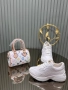 Louis Vuitton Комплект Дамски Маратонки + Чанта - Налични Различни Модели Код SK380, снимка 10