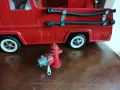 Ретро ламаринена играчка количка  пожарна Tonka , снимка 6