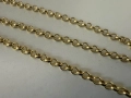 НОВ 8.82гр 56см златен ланец версаче / златно колие / синджир / ланец / злато / златен / GOLD 585 / , снимка 7