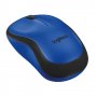 Мишка Безжична Logitech M220 1000dpi 3btn Синьо Черна Оптична Wireless Mouse, снимка 2