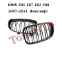 Двойни бъбреци БМВ BMW E81 E87 E82 E88 2004 - 2007 / 2007–2011 PRE LCI / LCI Черен Гланц Комплект, снимка 13